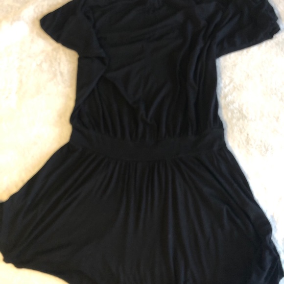 Off Shoulder Black Dress - Picture 3 of 4